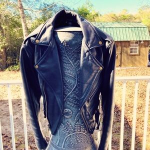 Motorcycle jacket by Vanson size 12 womens
